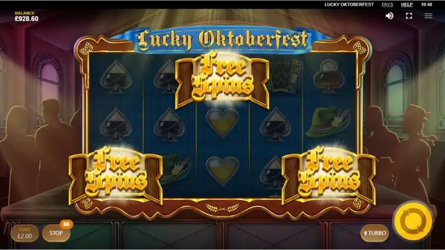 Lucky Oktoberfest slot screenshot 2