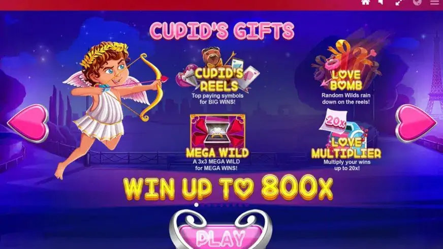 Lucky Valentine slot screenshot 