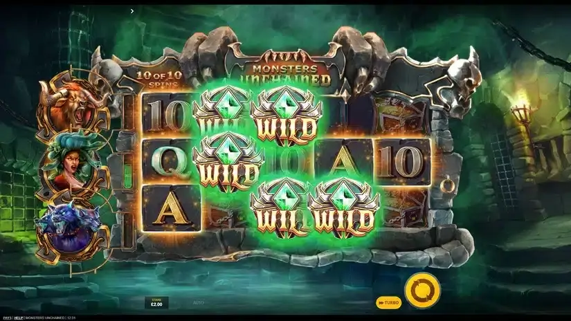 Monsters Unchained slot screenshot 