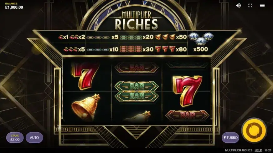 Multiplier Riches slot screenshot