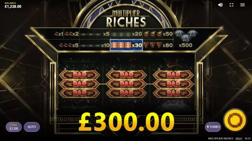 Multiplier Riches slot screenshot