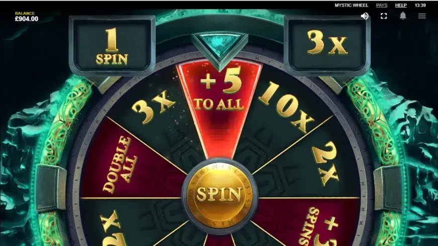 Mystic Wheel slot screenshot 5