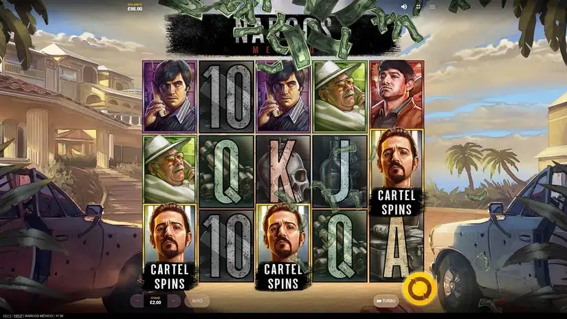 Narcos Mexico slot screenshot 2