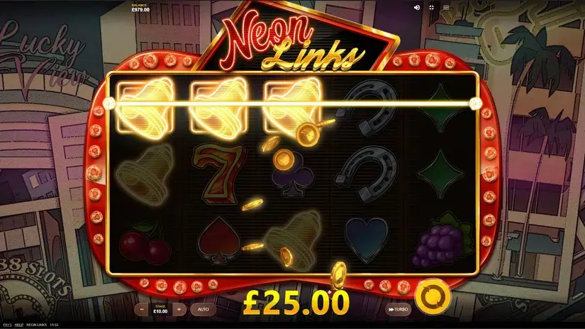Neon Links slot screenshot 2