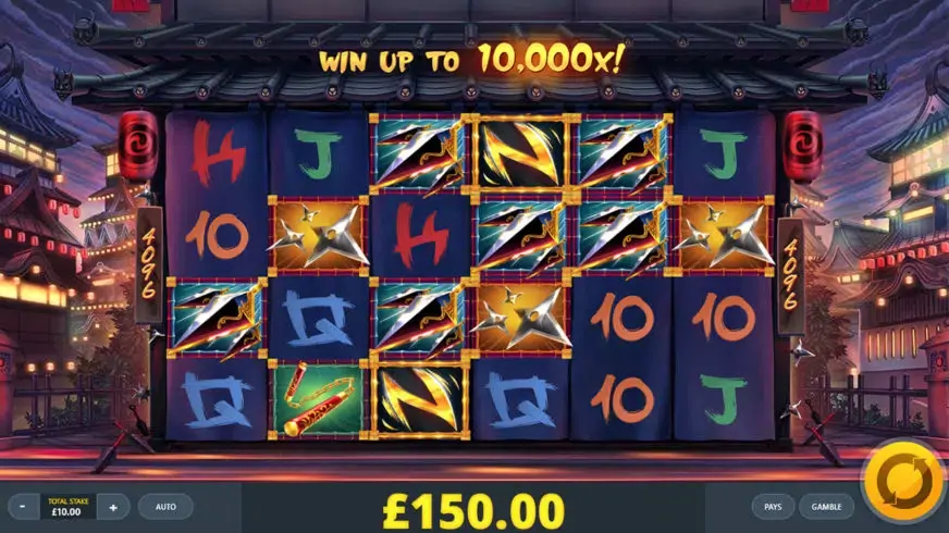 Ninja Ways slot screenshot 