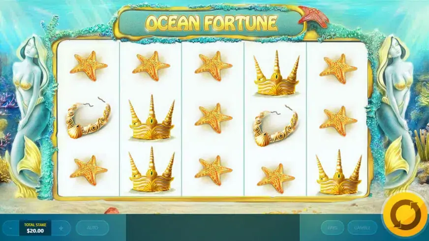 Ocean Fortune slot screenshot 