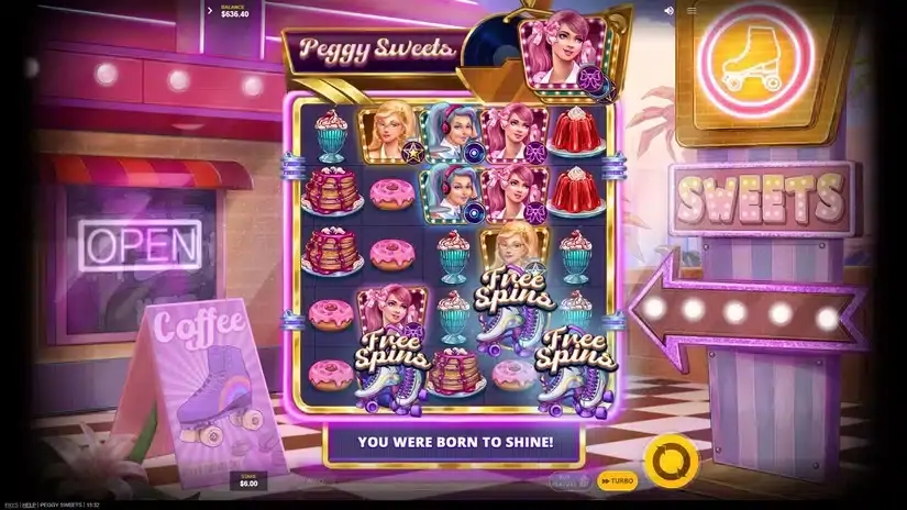Peggy Sweets slot screenshot 3