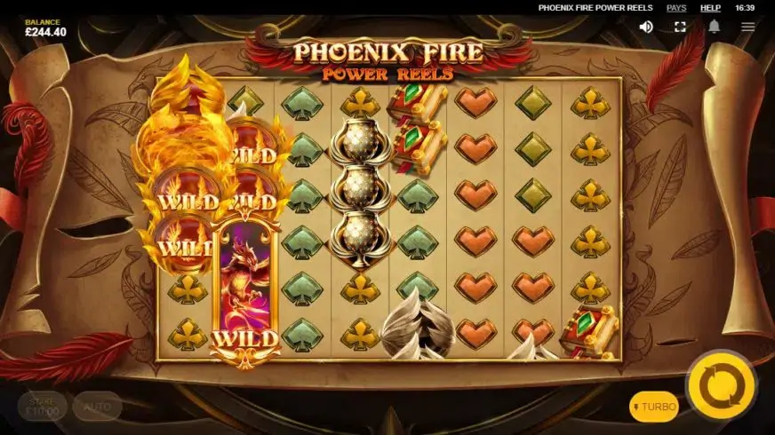 Phoenix Fire Power Reels slot screenshot 2
