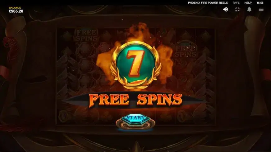 Phoenix Fire Power Reels slot screenshot 6