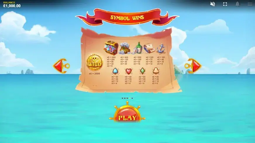 Piggy Pirates slot screenshot 2