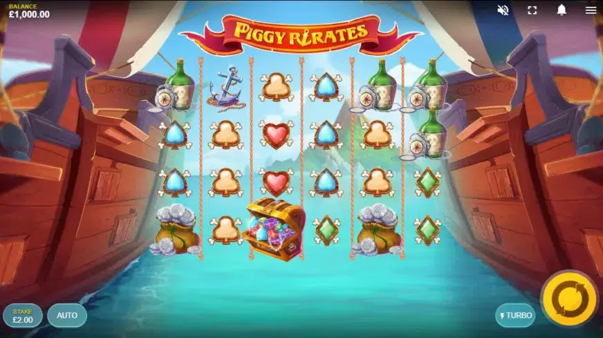 Piggy Pirates slot screenshot 