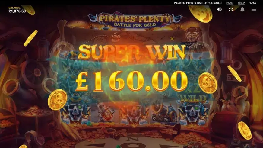 Pirates’ Plenty Battle For Gold slot screenshot 