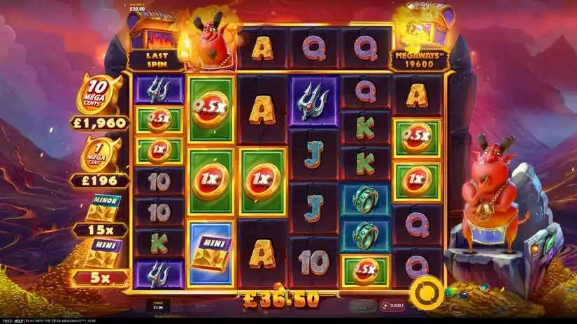 Play With the Devil Megaways slot screenshot 
