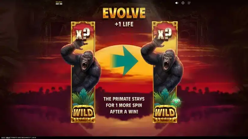 Primate King Megaways slot screenshot 5