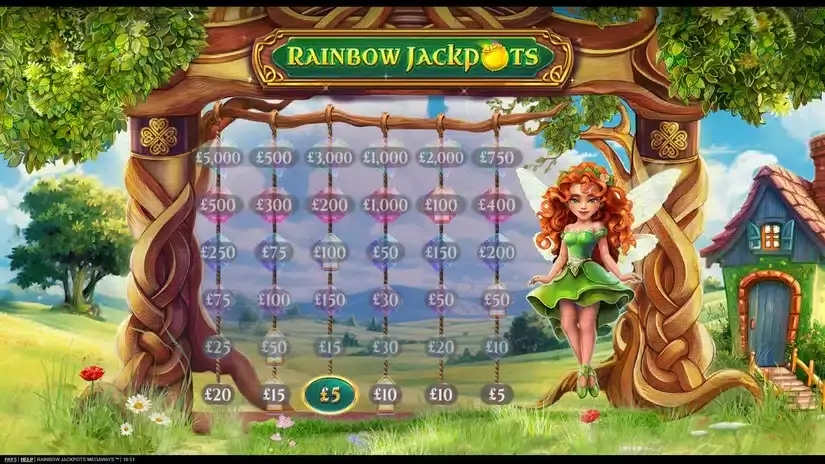 Rainbow Jackpots Megaways slot screenshot 