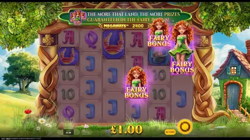 Rainbow Jackpots Megaways slot screenshot 3