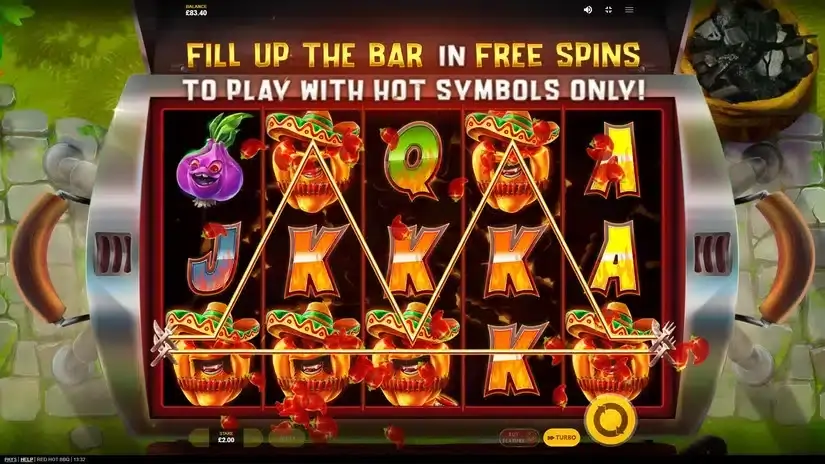 Red Hot BBQ slot screenshot 
