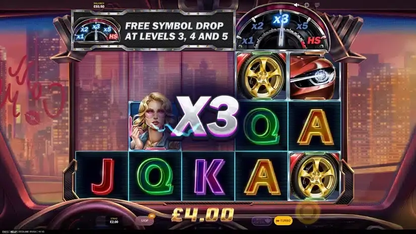 Redline Rush slot screenshot 3