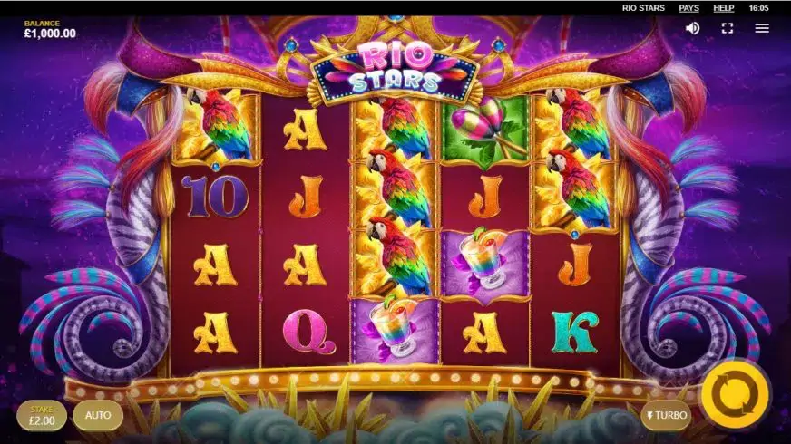 Rio Stars slot screenshot 1