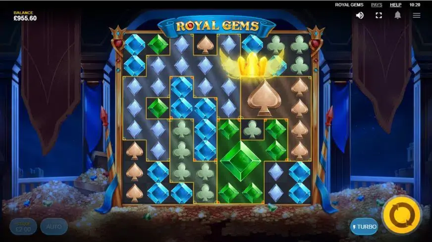 Royal Gems slot screenshot 4