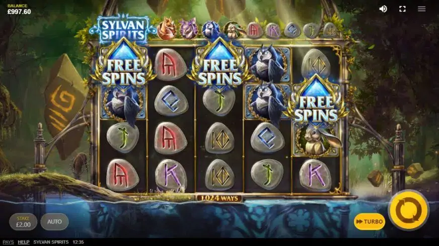 Sylvan Spirits slot screenshot 3