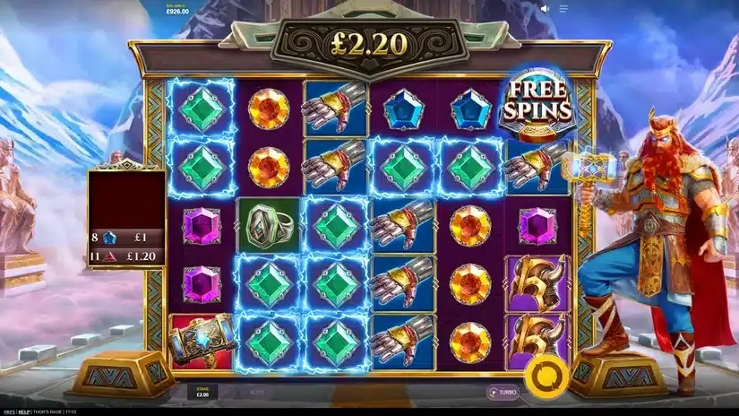 Thor’s Rage slot screenshot 