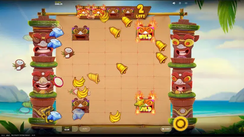 Tiki Fruits Totem Frenzy slot screenshot 3
