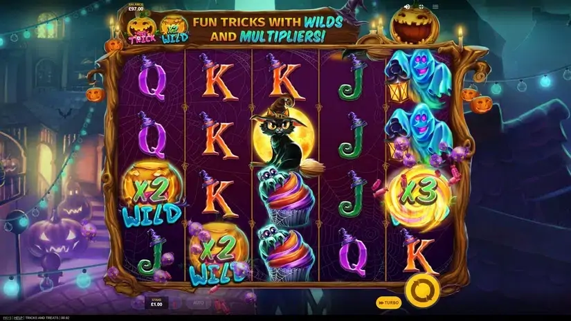 Tricks And Treats slot screenshot 2