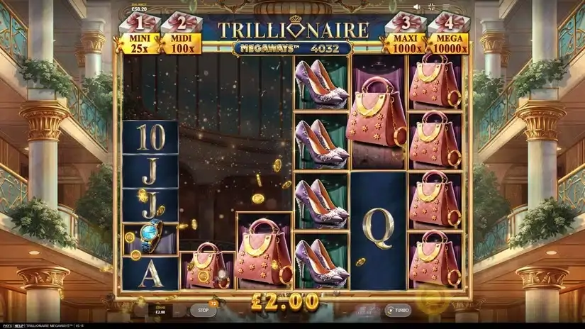 Trillionaire MegaWays slot screenshot