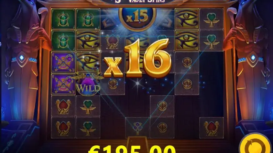 Vault of Anubis slot screenshot 