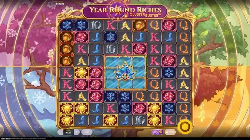 Year-Round Riches Clusterbuster slot screenshot 