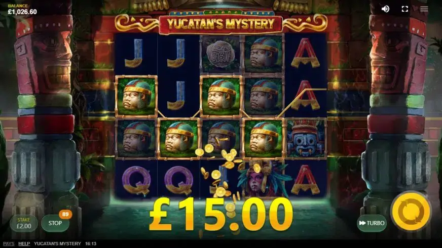 Yucatan’s Mystery slot screenshot 2