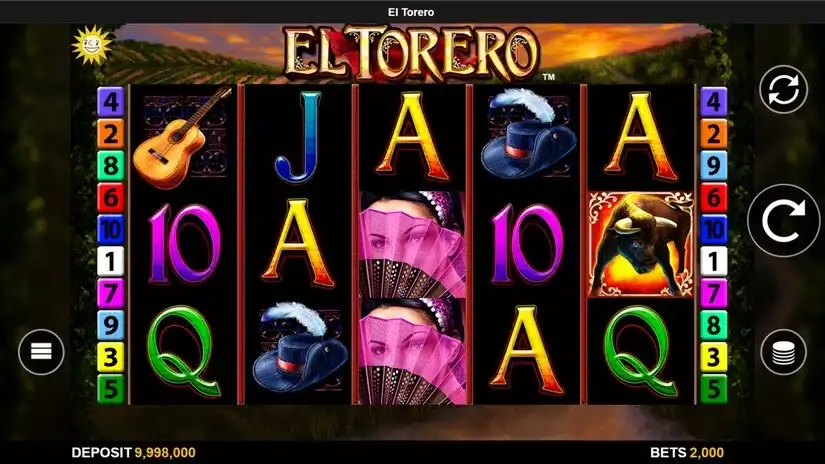 El Torero slot screenshot 