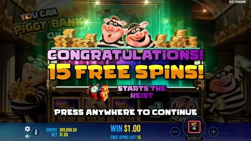 You Can Piggy Bank on It slot screenshot 3