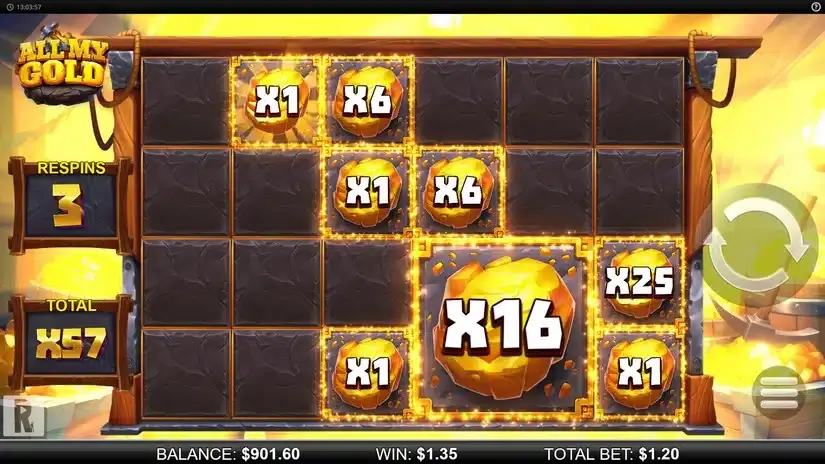 All My Gold slot screenshot 4