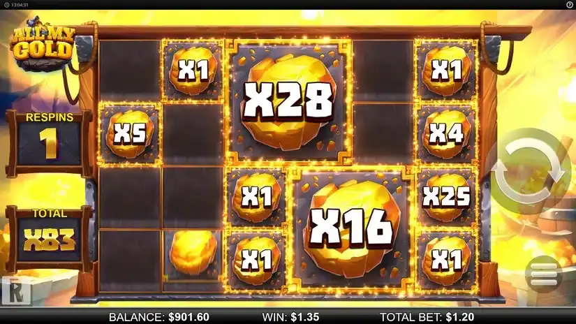 All My Gold slot screenshot 5