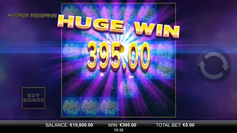Hyper Respins slot screenshot 