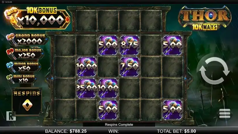 Thor 10K Ways slot screenshot 6