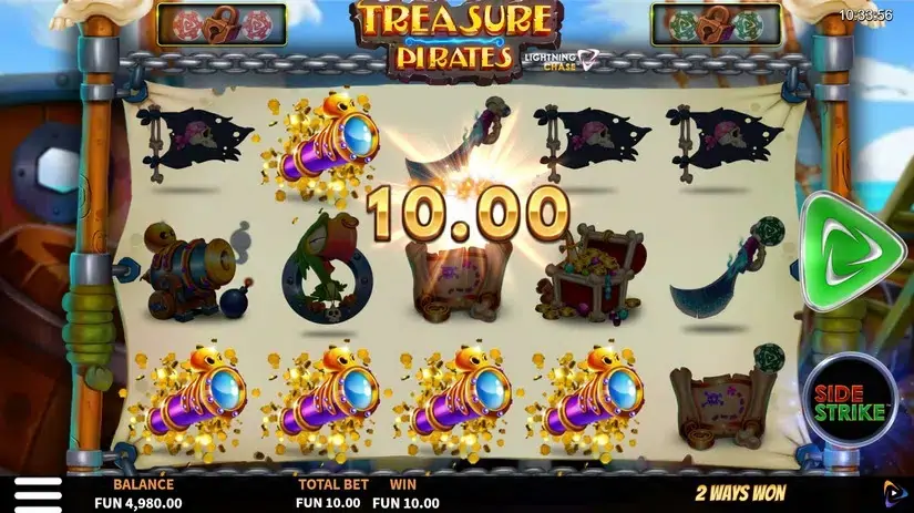 Treasure Pirates slot screenshot 2