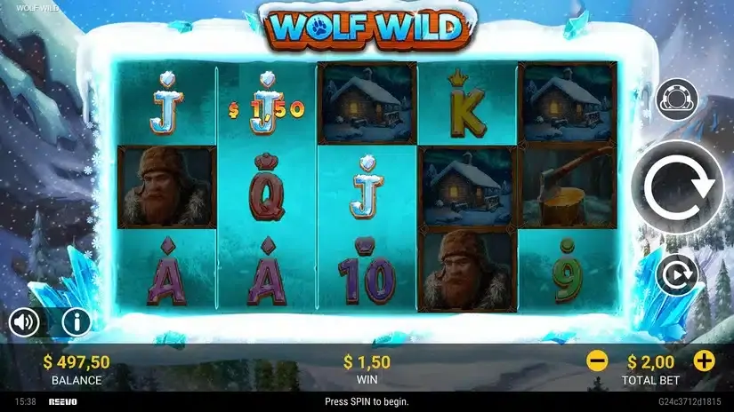 Wolf Wild slot screenshot 2