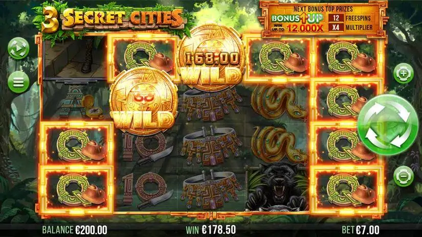3 Secret Cities slot screenshot 9