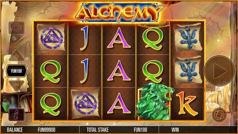 Alchemy slot screenshot 1