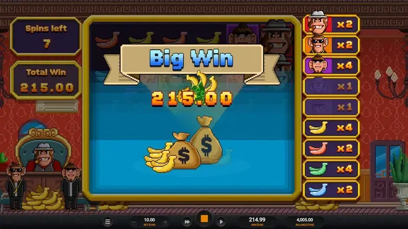 Banana Town slot screenshot 6