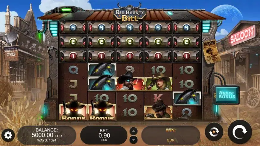 Big Bounty Bill slot screenshot 1