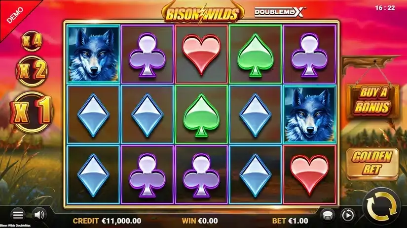 Bison Wilds DoubleMax slot screenshot 