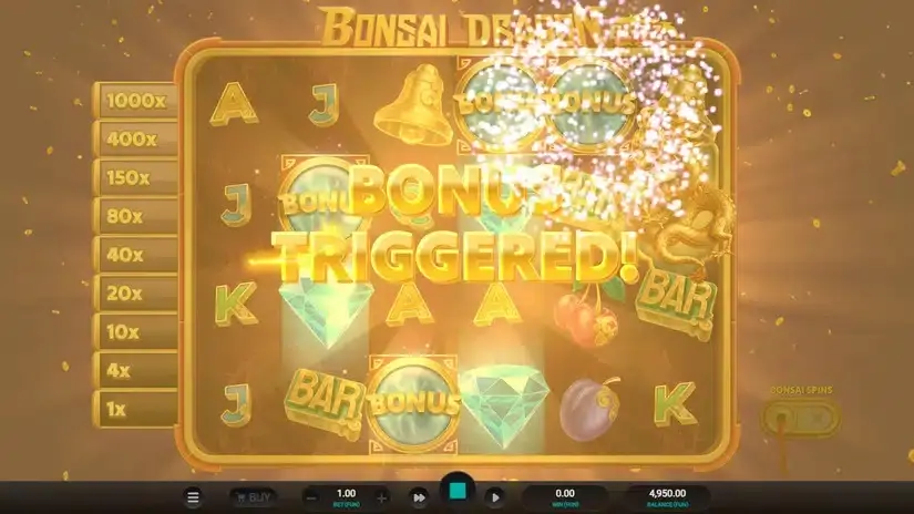 Bonsai Dragon Blitz Dream Drop slot screenshot 3