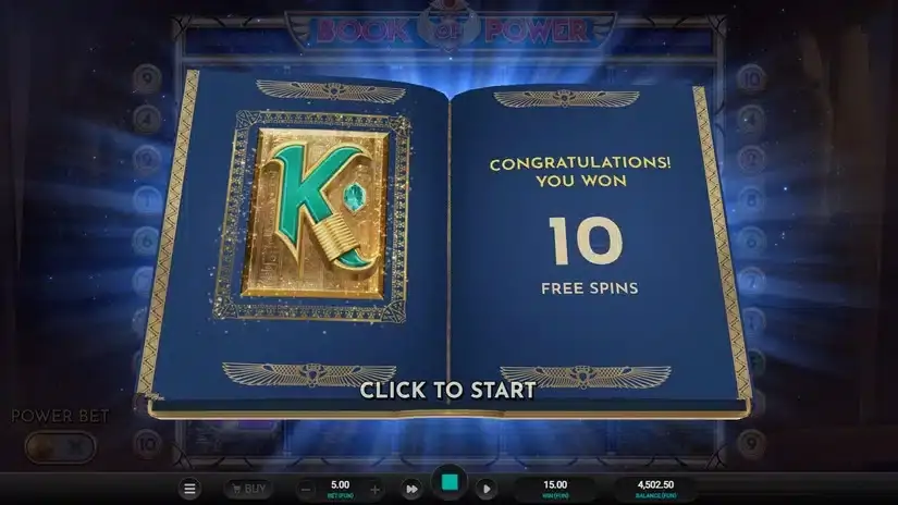Book of Power slot screenshot 4