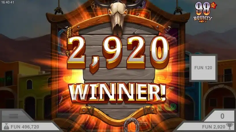 Bounty 98 Hot 1 slot screenshot 7