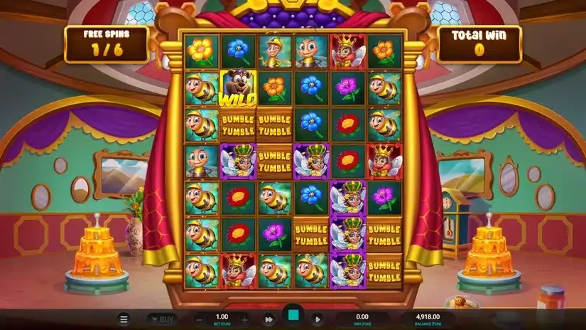 Bumble Tumble slot screenshot 3