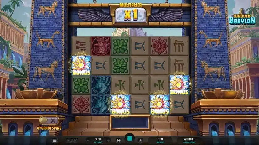 Conquer Babylon slot screenshot 